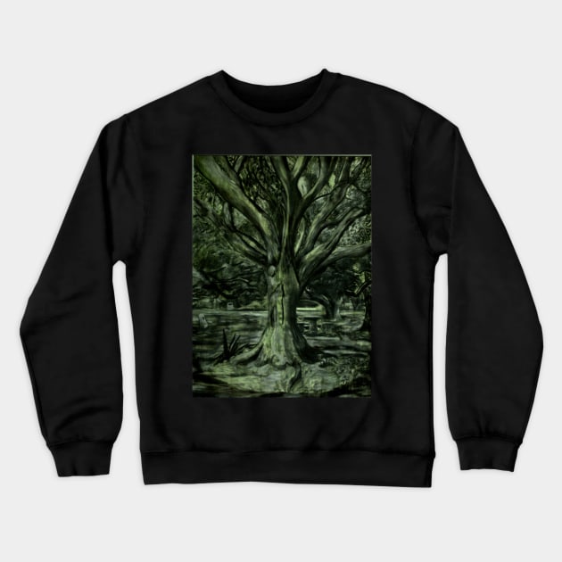 Live Oak Tree Crewneck Sweatshirt by MuseMints